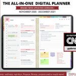 Best Selling Inspirational And Productivity Year Planners For 2021, The All in One Digital Planner Review